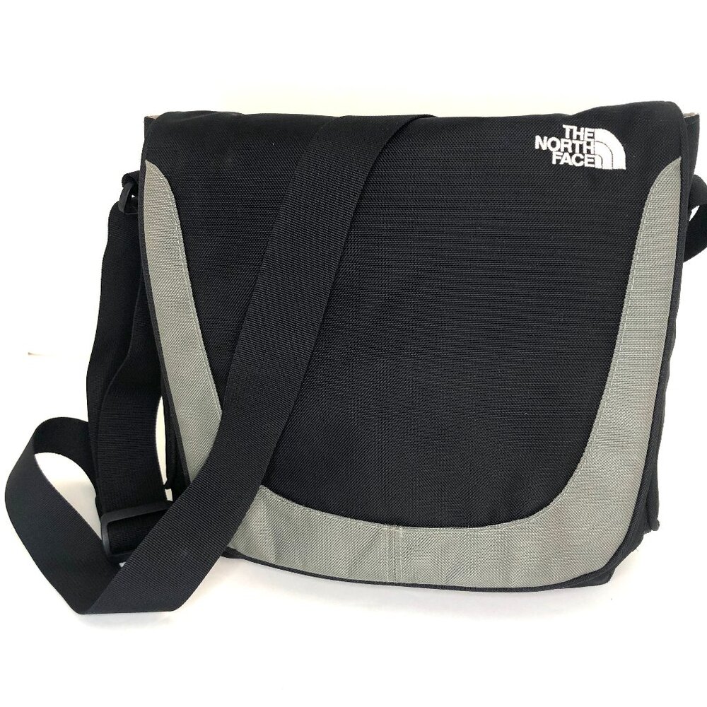The North Face Messenger Bag Black and Grey